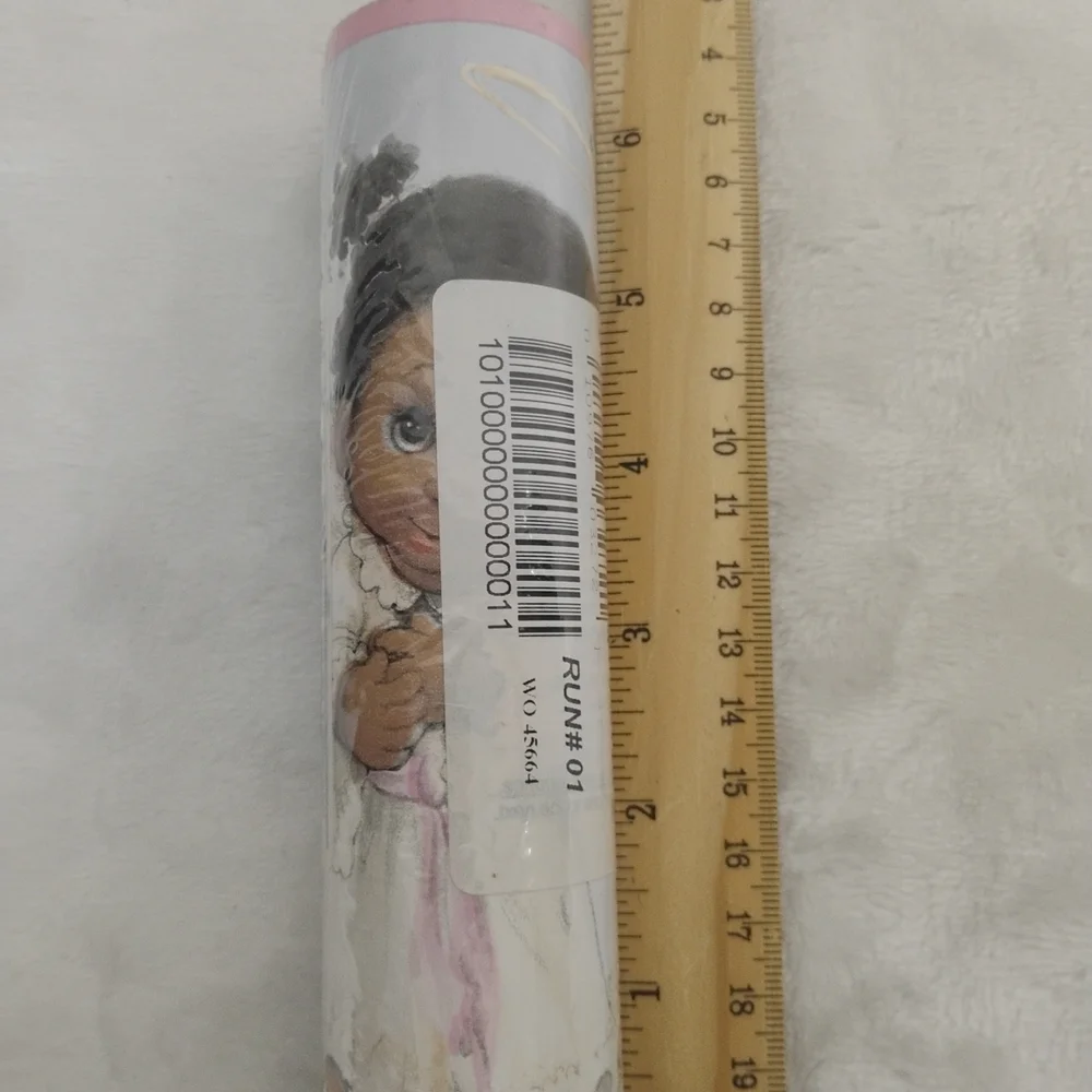 Lot Of 2 - 5yd‎ Baby Angel Nursery Wallpaper Border Vtg Chesapeake FF03272B M